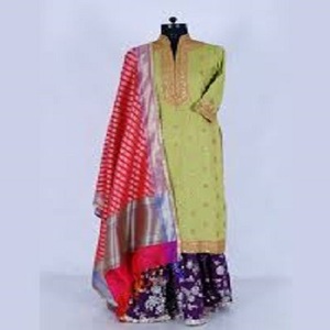 ชุดเดรสผ้า Georgette ชุดเดรสยาว anarkali salwar สำหรับผู้หญิงอินเดียชุดปาร์ตี้ - Product Image 2