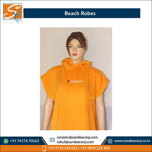 Wholesale Quantity Manufacturer <b>in</b> India Customized Logo Elegant and Wholesale Soft 100% Terry Cotton Beach Robes - Product Image 4
