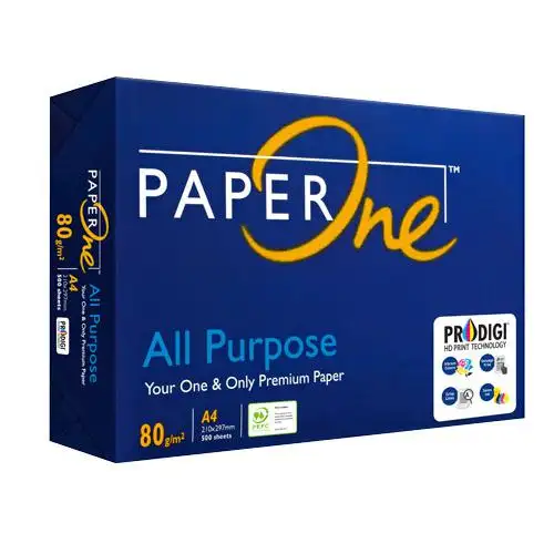 جميع الأغراض 100% الخشب اللب PaperOne A4 ورقة الورق المكتبي/أفضل العلامة التجارية Paperone A4 ورق نسخ
