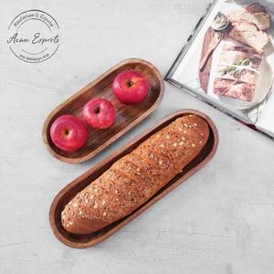 การออกแบบที่ทันสมัยรูปไข่ชุด2ชิ้นมะม่วงPlattersไม้สำหรับงานแต่งงานและตกแต่งบ้าน - Product Image 1