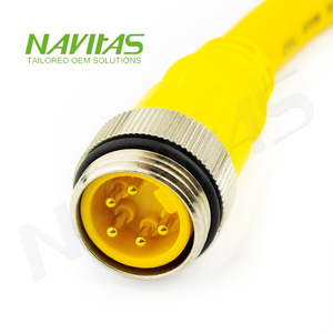 OEM <b>Waterproof</b> M8 M12 Circular Connector <b>Cable</b> Assembly for Industrial Automation Sensor Systems - Product Image 4