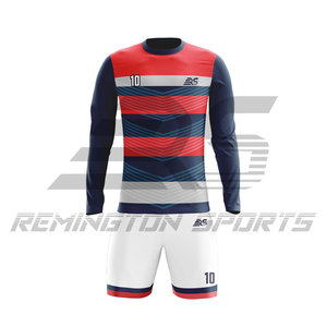 เสื้อทีมฟุตบอลมืออาชีพเสื้อสโมสรระบายอากาศได้ดีผลิตจากปากีสถาน - Product Image 1
