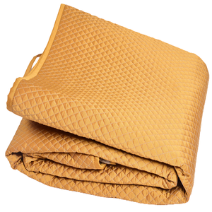 Tuyệt đẹp <span class=keywords><strong>handmade</strong></span> Nâu Bông nhung chăn Comforter coverlet bộ đồ giường đặt Vua kích thước cho nhà và khách sạn - Product Image 2