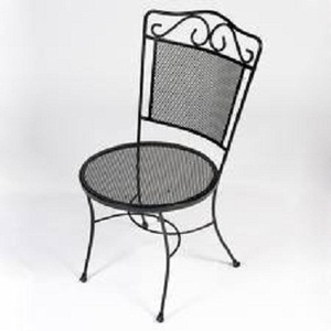 เก้าอี้เฟอร์นิเจอร์โลหะดีไซน์ทันสมัย เก้าอี้รับประทานอาหารเหล็กสำหรับบ้าน โรงแรม ร้านอาหาร เก้าอี้ตกแต่งสีดำ - Product Image 4