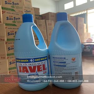 ขายส่ง Javel Bleach น้ำยาซักผ้าขวด1กิโลกรัม/ที่มีคุณภาพสูงน้ำยาฟอกขาวจากเวียดนาม - Product Image 3
