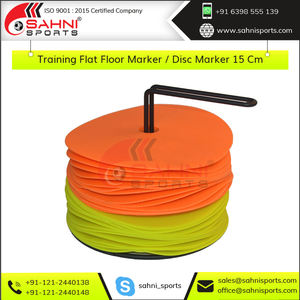 Marcador de suelo plano de 15 cm/6 \ ", marcador de disco de goma para entrenamiento de fútbol, guantes de portero para deportes, fabricante directo - Product Image 3