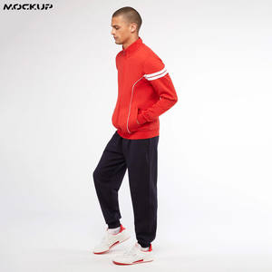 Survêtement de sport pour homme, personnalisable avec logo imprimé, en nylon, design réfléchissant, OEM, sublimation, tenue décontractée - Product Image 5