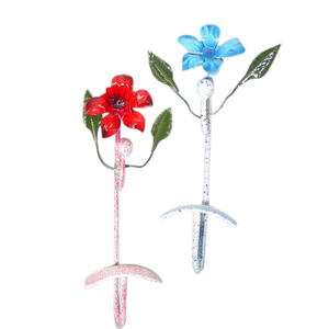 Iron Hooks Flower Hangers Living Room Wardrobe <b>Clothes</b> Hidden <b>Wall</b> Hook Decorative <b>Wall</b> <b>Mounted</b> Metal Luxury Clothing - Product Image 6