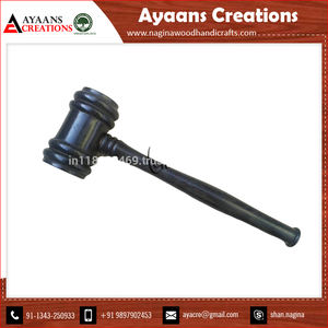 Mazo de martillo de madera para negocios y regalos promocionales Mazo de acero inoxidable Madera pulida por AYAANS - Product Image 2