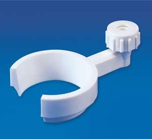 El soporte de embudo de separación proporciona una visión clara de la solución y permite la colocación sin obstáculos de los embudos de separación. - Product Image 2