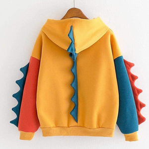 สเวตเชิ้ตทรงหลวมสีสันสดใสของผู้หญิง,สเวตเชิ้ตลำลองแขนยาวดีไซน์ดีที่สุดสำหรับฤดูหนาวใส่ในฤดูใบไม้ผลิใบไม้ร่วง - Product Image 3