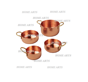 Tazas medidoras de forma redonda de diseño clásico, tazas medidoras de diferentes tamaños hechas a mano para accesorios de cocina - Product Image 4