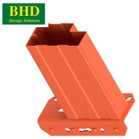 Étagère à palettes sélective robuste de type goutte d'eau, norme Vietnamienne, BHD 96 pouces, poutre à marches en acier, orange, American SP SL Safety Locker Normal 5