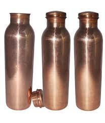 Botella de agua de cobre de estilo Retro para Ayurveda, con brillo para la piel, al precio más bajo - Product Image 3