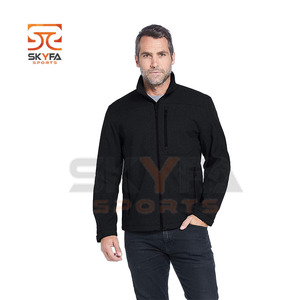 Chaqueta informal para hombre, impermeable y a prueba de viento, con Logo personalizado, carcasa suave - Product Image 3