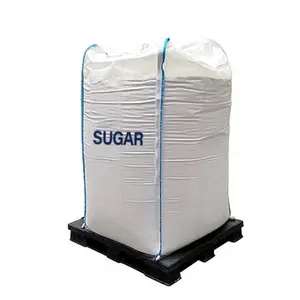 Azúcar granulado blanco, azúcar refinado, Icumsa 45, blanco, brasileño