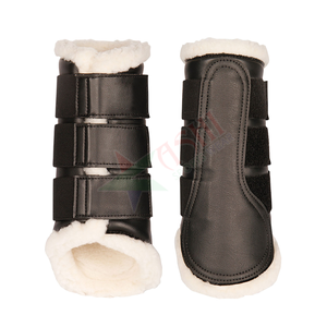 Botas de seguridad profesionales transpirables para montar a caballo, de cuero, a la moda, para mujer - Product Image 4