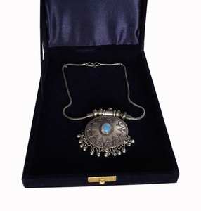 Joyería de imitación chapada en plata para mujer, cadena de collar con colgante de plata - Product Image 2