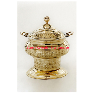 จานตีแป้งทำจากทองเหลือง - Product Image 1