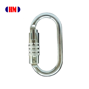 คาราไบเนอร์เหล็กแบบล็อคสามชั้น (ชุบสังกะสี) ผู้ผลิต OEM/ODM ไต้หวัน รับน้ำหนักได้ 25kN ขนาด 17 มม. น้ำหนัก 199 กรัม - Product Image 3