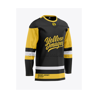 Maillot de hockey sur glace classique noir, équipes, clubs, ligue, sublimation, sublimation pour hommes - Product Image 1