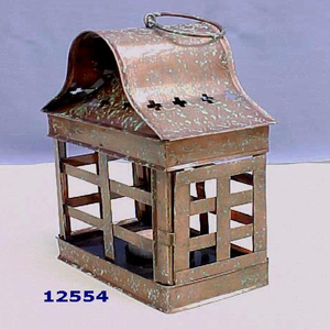 Fabricant de lanterne en fer antique en cuivre - Product Image 1