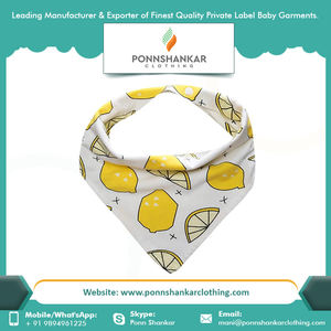 <b>Baby</b> Bandana OEM Supply High Quality Organic Cotton Digital Printed <b>Baby</b> Bandana Drool Bibs with customization - Product Image 4