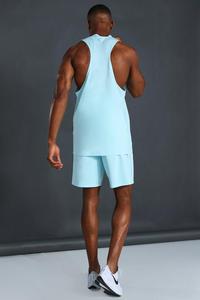 Short de survêtement de gymnastique à logo imprimé personnalisé pour hommes Style solide Jogger décontracté anti-rides Caractéristiques écologiques - Product Image 6