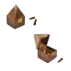 กระถางธูปดีไซน์วัสดุไม้,ภาชนะสำหรับตกแต่งบ้าน - Product Image 1