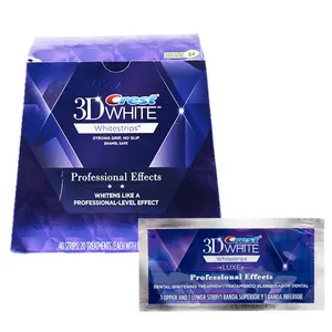 Tiras blanqueadoras Professional Effect whitening strips 20 bolsas 40 tiras para Blanqueamiento de Dientes Tiras blanqueadoras