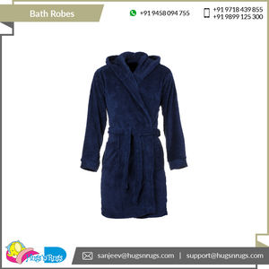 Albornoces de seda para adultos con logotipo personalizado de la mejor calidad de uso multiusos y de secado rápido del exportador indio - Product Image 3