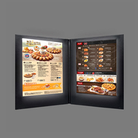 Nouveau Style Menu Couverture Led Menu Lumière pour Restaurant Illuminé Led Menu Livre