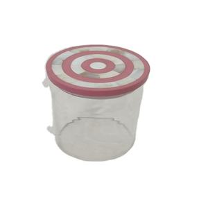 Boîte ronde en verre au Design moderne, idéale pour les accessoires de cuisine à la maison, boîte de rangement et bacs décoratifs, 1 unité - Product Image 1