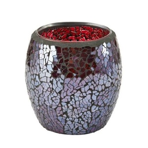 <b>Multi</b> <b>Color</b> Mosaic Design Candle Holders Tabletop Lantern Glass Votive Holder Cylinder Shape Tea <b>Light</b> Holder for Festivals - Product Image 5