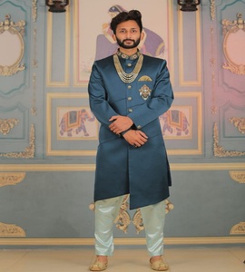 Sherwani-negro italiano, Indo, Occidental - Product Image 2