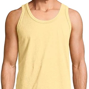 Débardeur côtelé pour homme – Nouvelle collection Orcafits – Coupe ajustée en jersey élasthanne/coton – Motif uni – Vente en gros – Promotion - Product Image 1