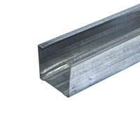 Profilé métallique galvanisé pour cloison sèche, profilés perforés, charpente métallique