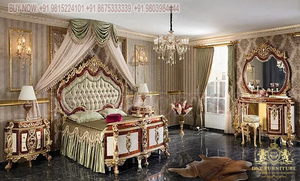 Meubles de chambre à coucher de Style européen Antique, luxueux, Royal, Collection DST, boutique en ligne - Product Image 5