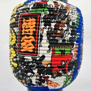 โคมไฟกระดาษทรงกระบอกพับได้งานหัตถกรรมสไตล์ญี่ปุ่นทำมือ100% สีตามสั่ง - Product Image 4