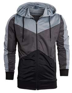 Traje de chándal con capucha para hombre, con cremallera, OEM, venta al por mayor - Product Image 2