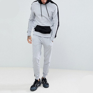 OEM Custom Applique Patch Embroidery Jogger Tracksuits Sweatsuit Hoodie and <b>Sweatpants</b> <b>Set</b> for Men - Product Image 1