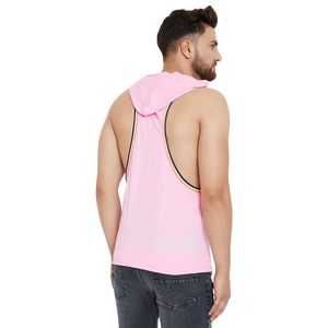 Top on Sale Mens Fashion Hooded tank Tops Sleeveless Hooded Shirts for Men with Custom Printing and High Quality <b>Material</b> - Product Image 3
