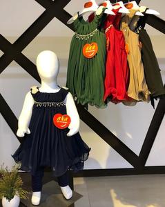 2022 nouvelle Collection Jhabla robe de princesse pour bébé filles blouse à bretelles avec jupe ensembles de fête pour enfants pour groupe d'âge - Product Image 1