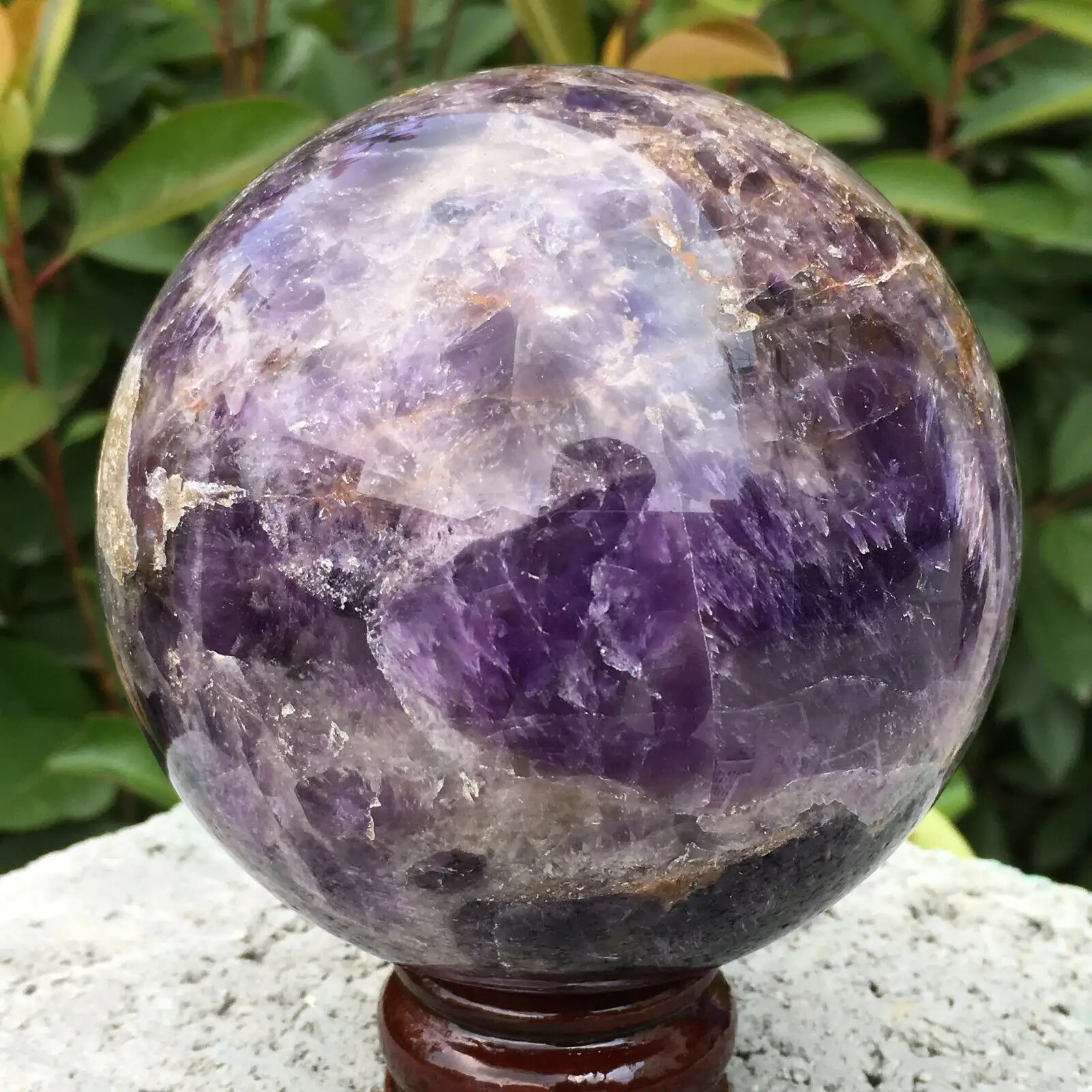 Sphère de boule d'améthyste, 1 pièce, sphère de cristal de pierre précieuse, vente en gros