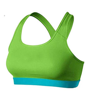 2025 hecho a medida de alta calidad diseño de Color de contraste mujeres ropa deportiva Sujetador deportivo acolchado venta al por mayor ropa de Yoga - Product Image 2