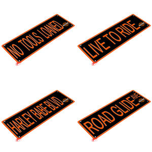 Vintage Garagen-Dekoration Metallschild Blechschild Metallplakette Bar Kneipe Tankstelle Männerhöhle Wanddekor Metallposter Buchstabenschild Straße - Product Image 6