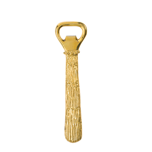 Ouvre-bouteille en laiton doré avec poignée en bois - Product Image 6