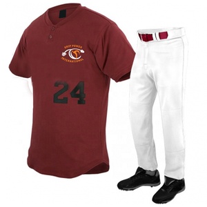 Maillots de baseball et de softball personnalisés de haute qualité, respirants, fabriqués au Pakistan, vêtements de sport, uniforme, grande taille, séchage rapide - Product Image 1