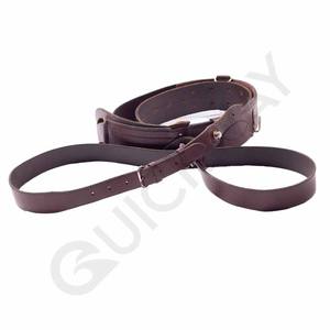 Sam Brown Belt Cross Cinturones de servicio ceremonial y ceremonial de cuero marrón genuino Venta por QUICK WAY INDUSTRIES - Product Image 1