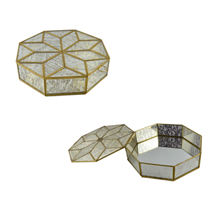 Caja de joyería de diseño de lujo, caja de cristal decorativa y diseño de baratija para exhibición de joyas, decoración del hogar, caja de diseño personalizado - Product Image 1